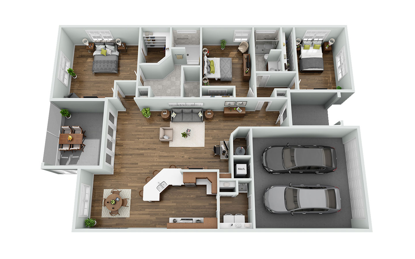 The Holly 3 floor plan.
